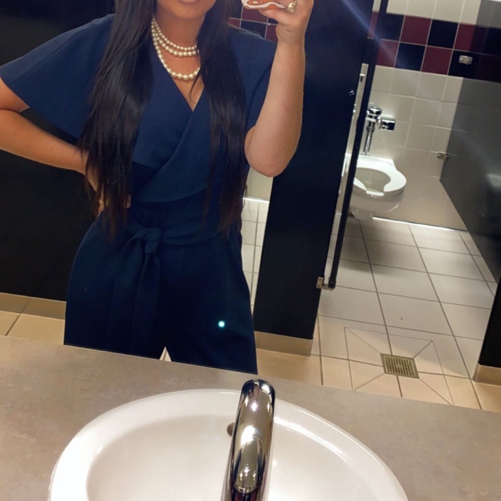 Elegant Navy Jumpsuit